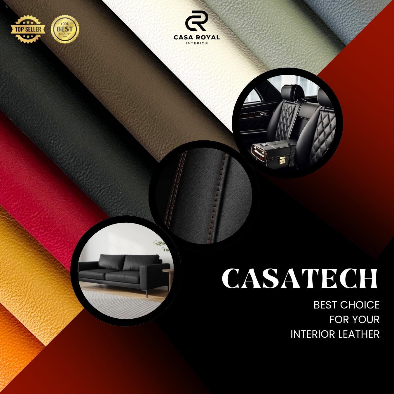 CASATECH Kain Leather Sofa