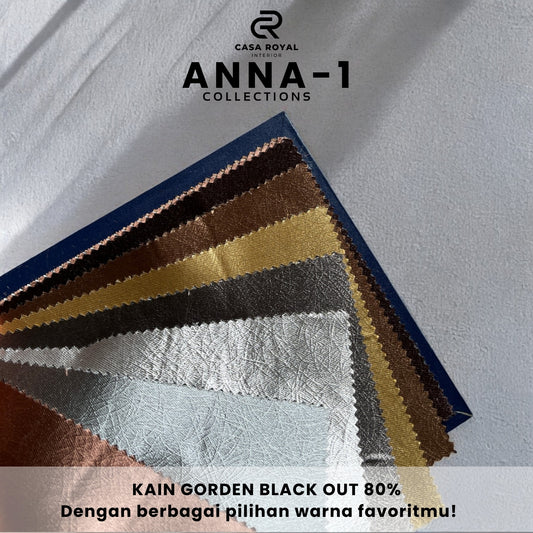 ANNA-1 BAHAN KAIN GORDEN EMBOSS BLACKOUT