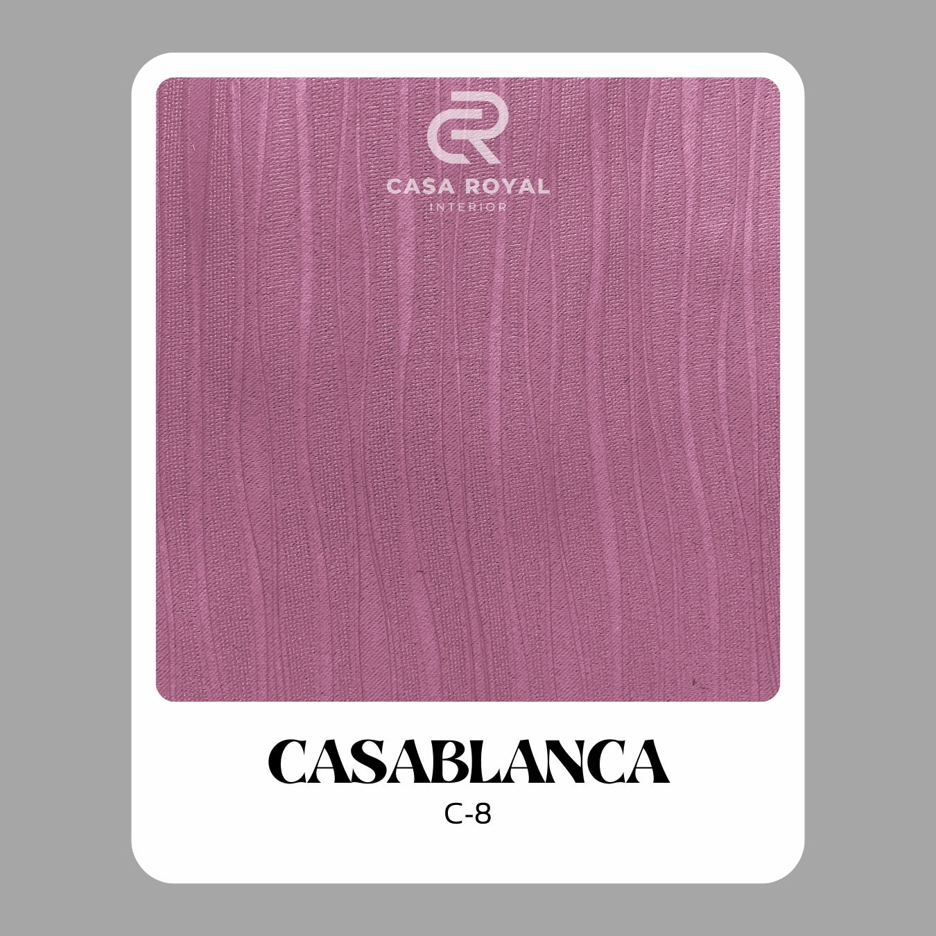 CASABLANCA BAHAN KAIN GORDEN EMBOSS BLACKOUT