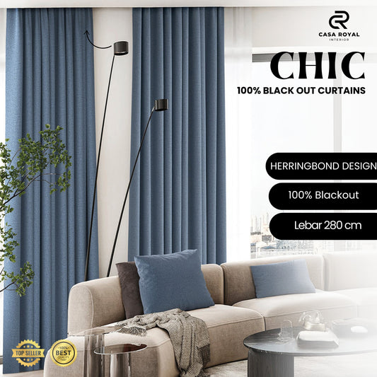 CHIC BAHAN KAIN GORDEN BLACKOUT