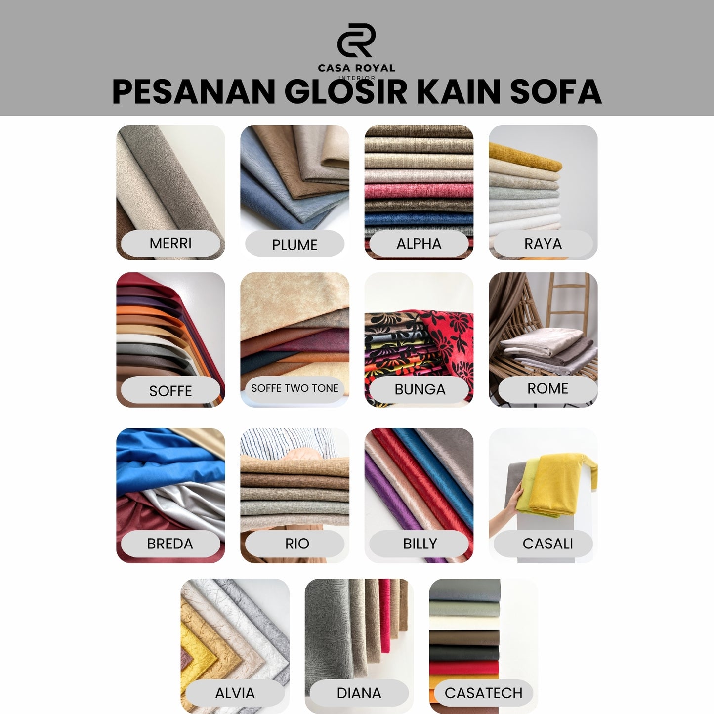 Bahan Sofa Grosir Per Roll Interior -Bahan Sofa Kualitas Premium
